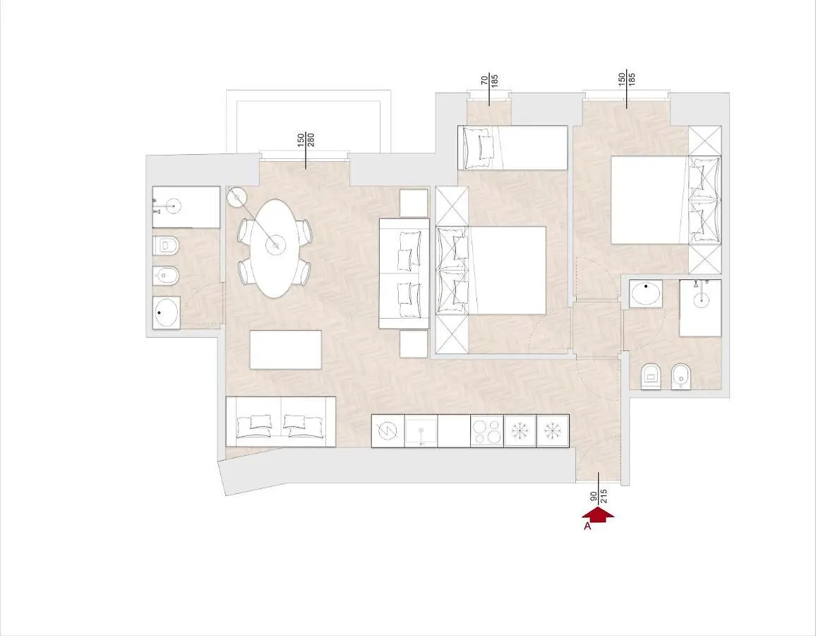 公寓 米兰Marcora 6 V Luxury Living公寓 意大利